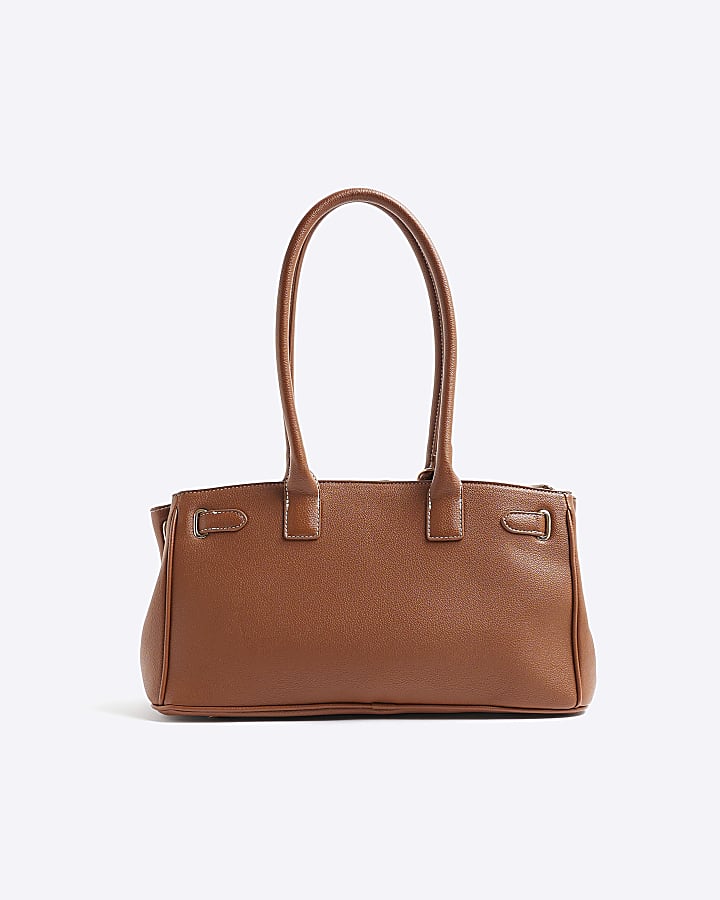 Brown Soft Tote Bag