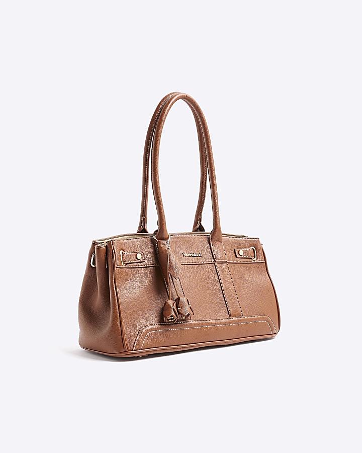 Brown Soft Tote Bag