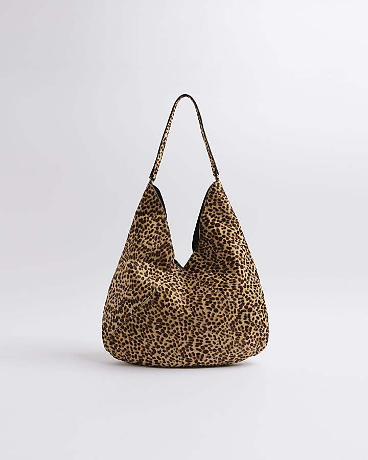 Brown Premium Leather Animal Shoulder Bag