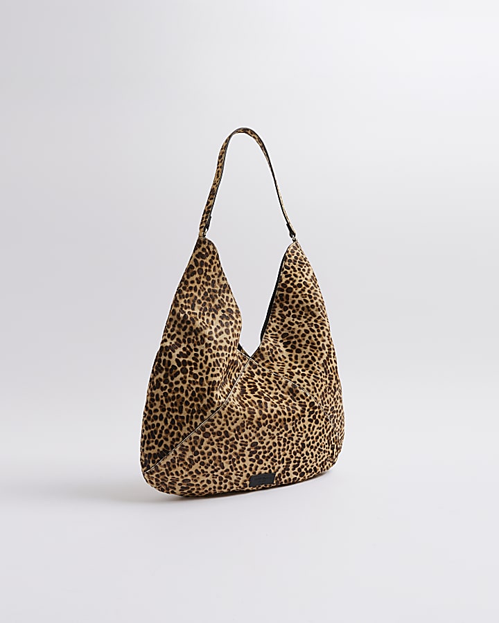 Brown Premium Leather Animal Shoulder Bag