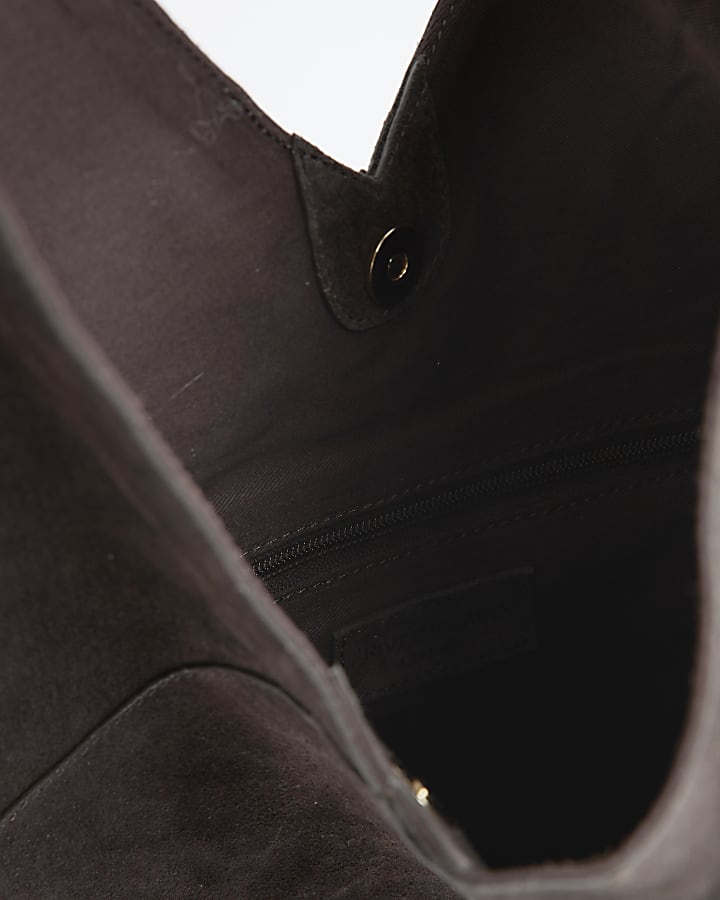 Brown Premium Suede Rope Shoulder Bag