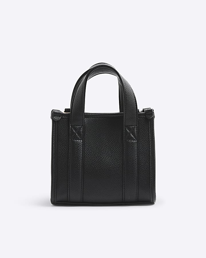 Black Mini Embossed Tote Bag