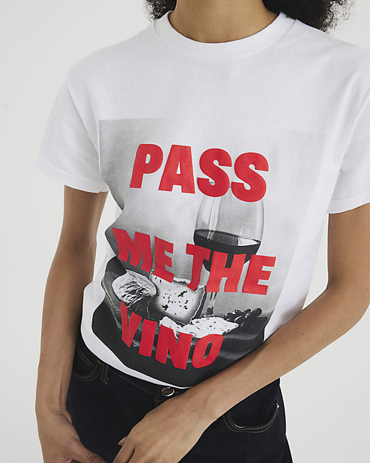 White Pass Me The Vino T-Shirt