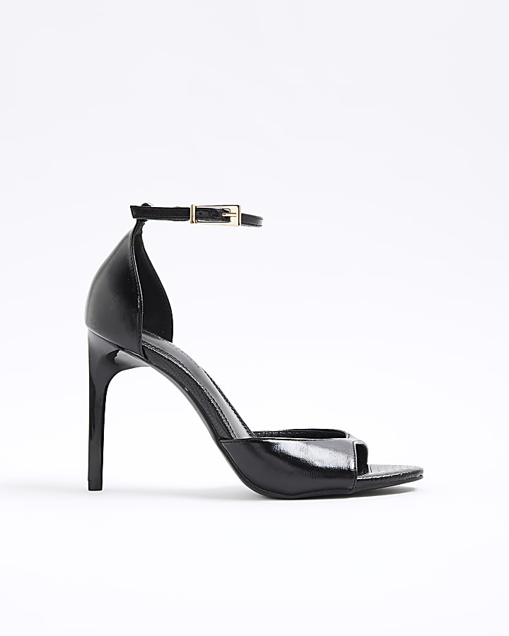 Black Closed Back Heels