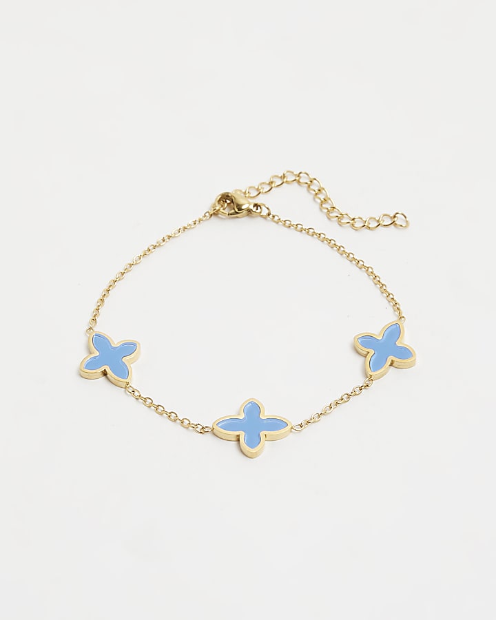 Blue Petal Bracelet