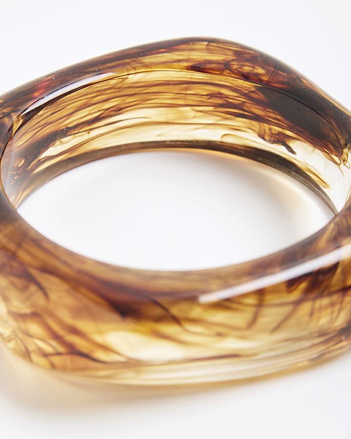 Brown Resin Bangle