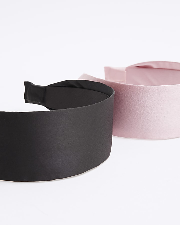 Black Wide Flat Headband