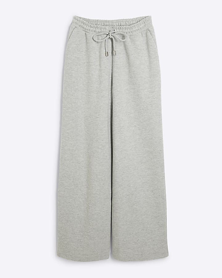 Grey Wide Leg Trousers