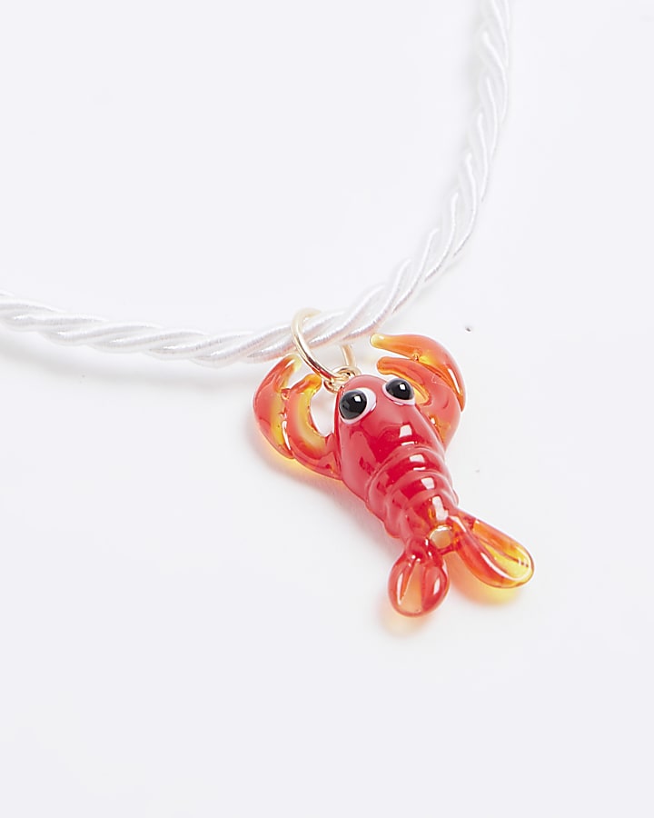 Red Lobster Cord Necklace