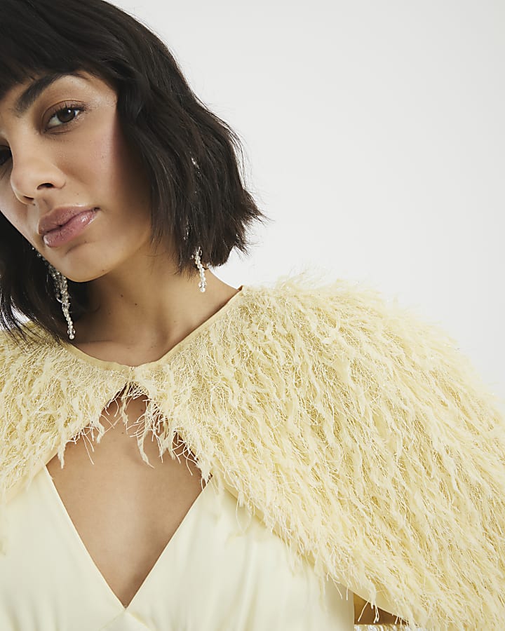 Yellow Tassel Cape