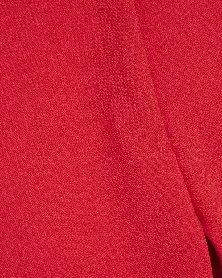 Red Skinny Leg Trousers