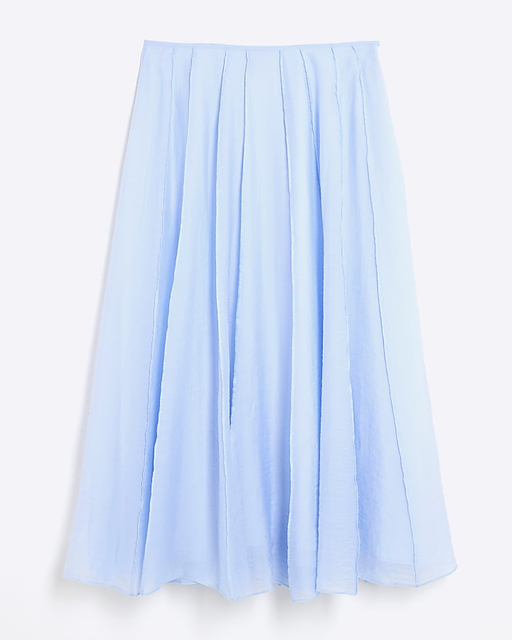 Blue Midi Skirt