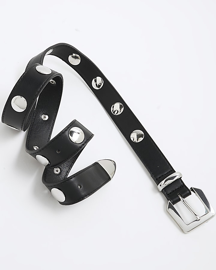 Black Studded Belt