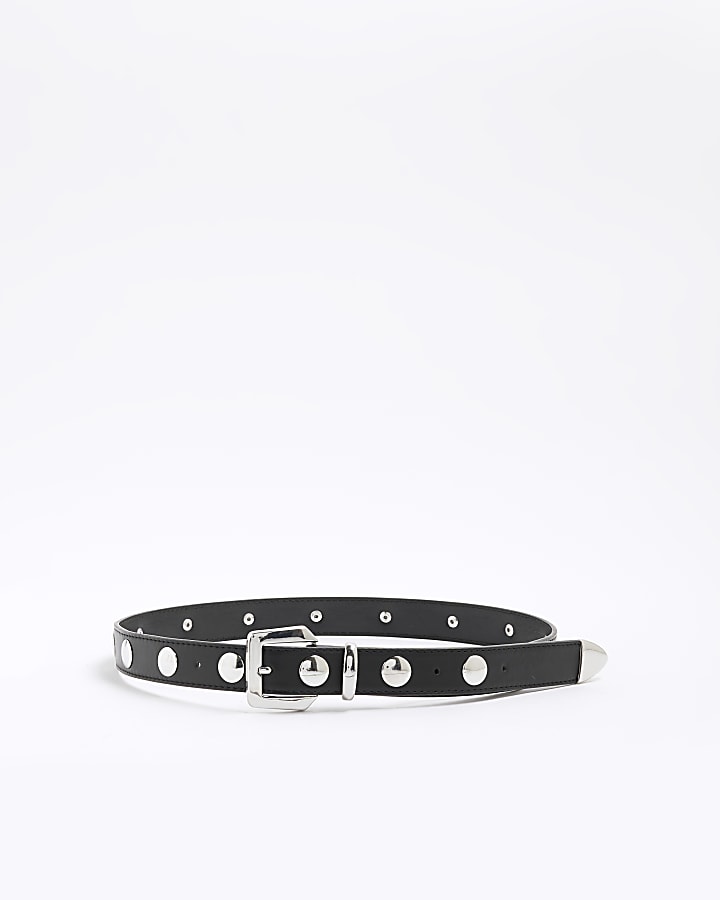 Black Studded Belt