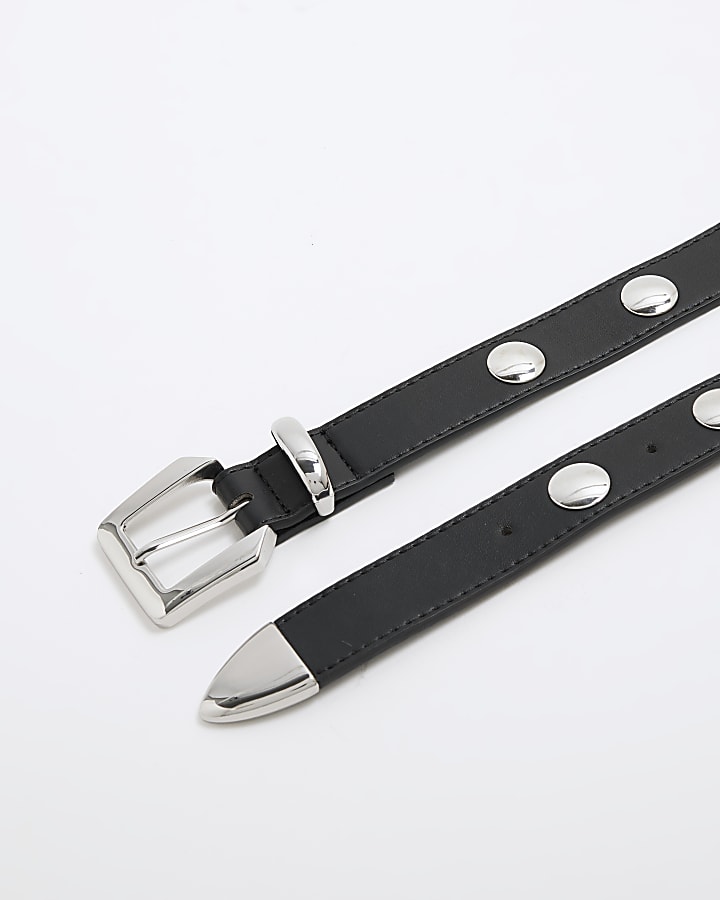 Black Studded Belt