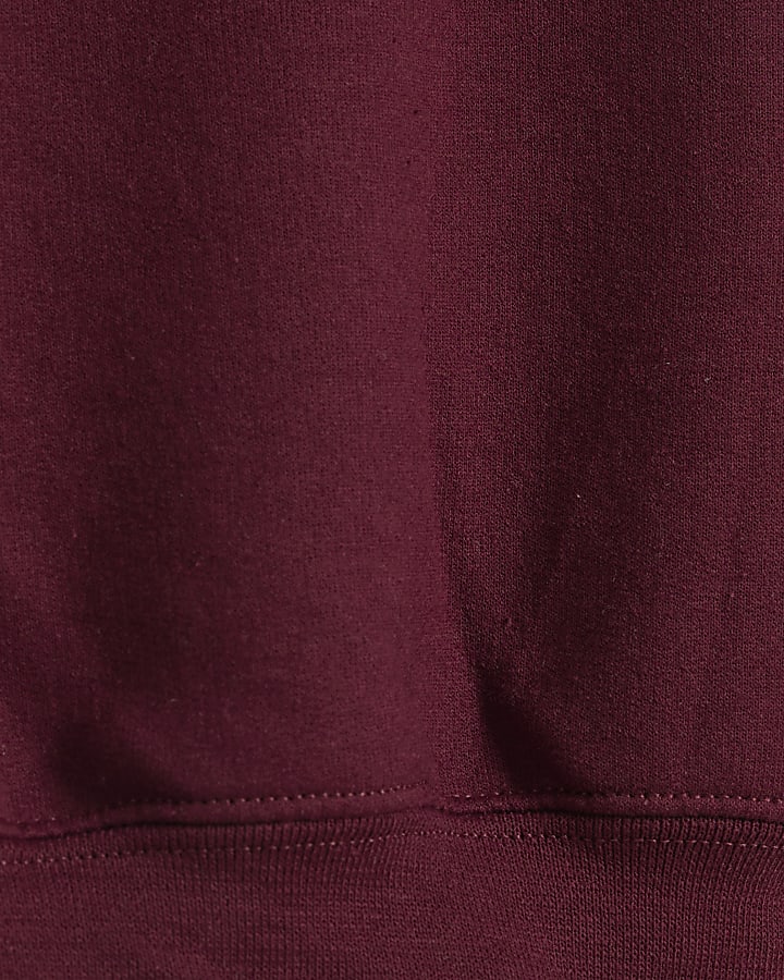 Red Long Sleeve Sweatshirt