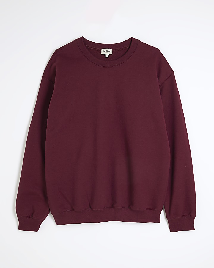 Red Long Sleeve Sweatshirt