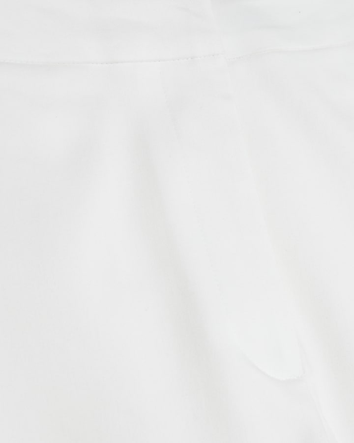 White Cigarette Trousers