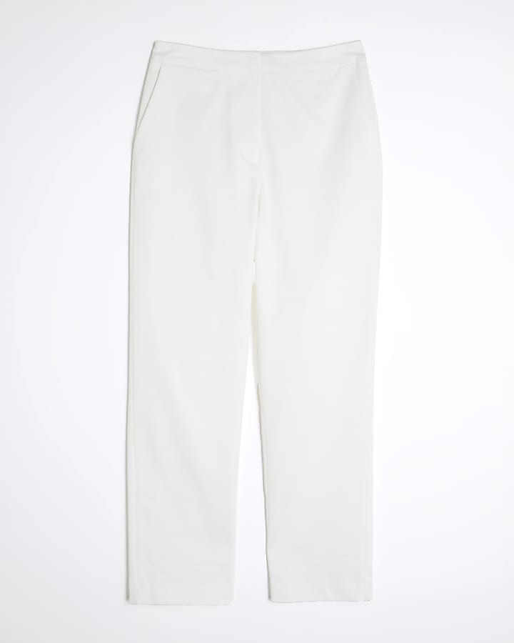 White Cigarette Trousers