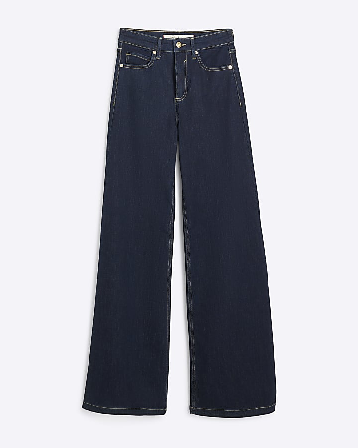 Indigo Wide Leg Jeans