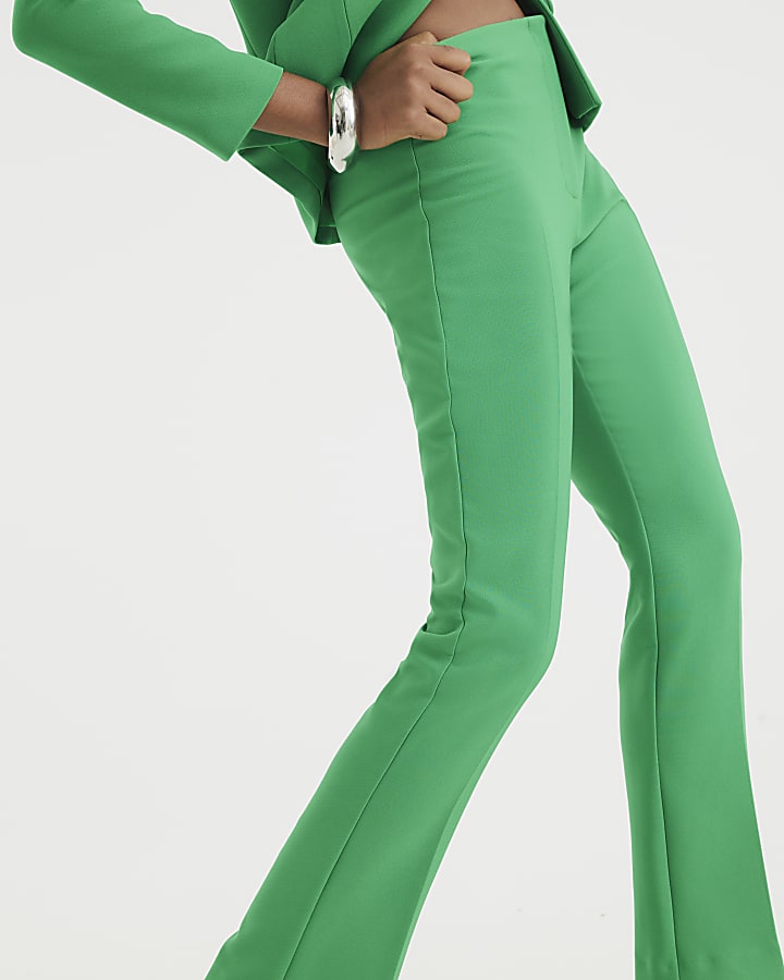 Green Skinny Leg Trousers