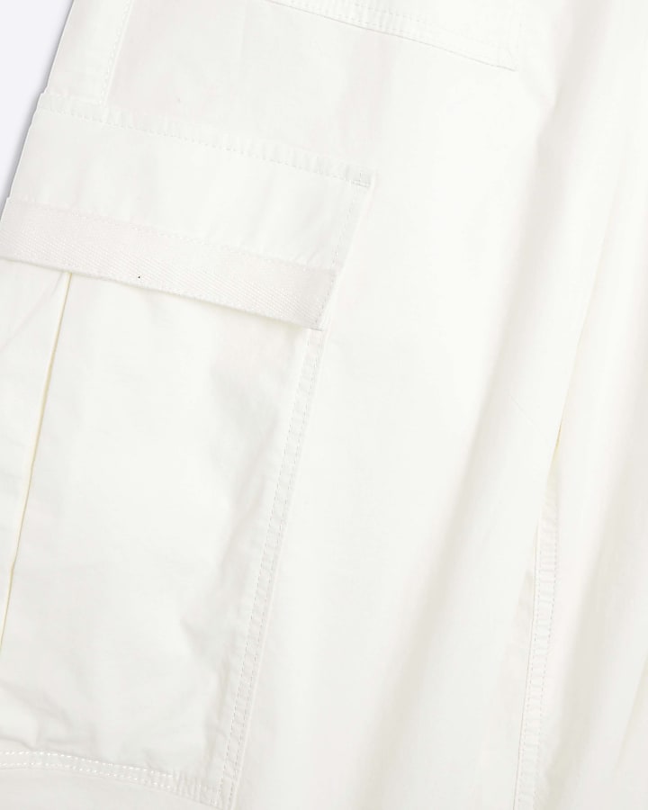 White Cargo Trousers
