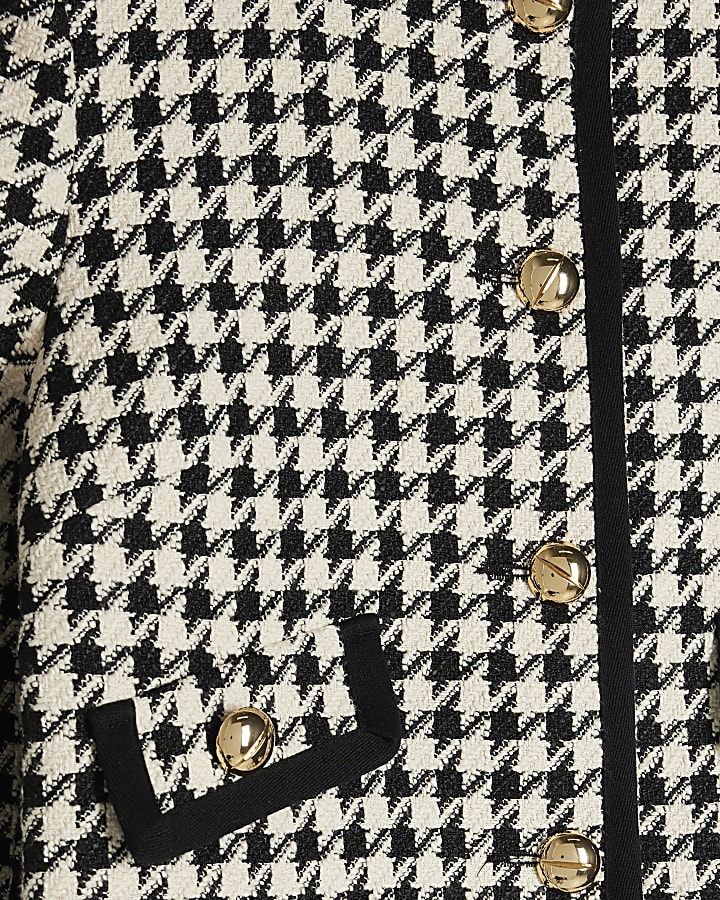 Cream Tipped Dogtooth Trophy Jacket