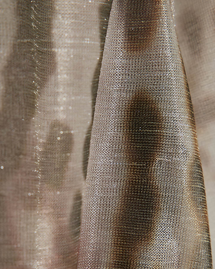 Khaki Animal Print Kaftan