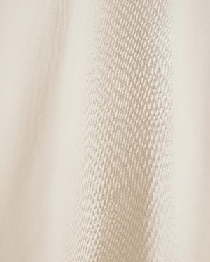 Beige Short Sleeve T-Shirt