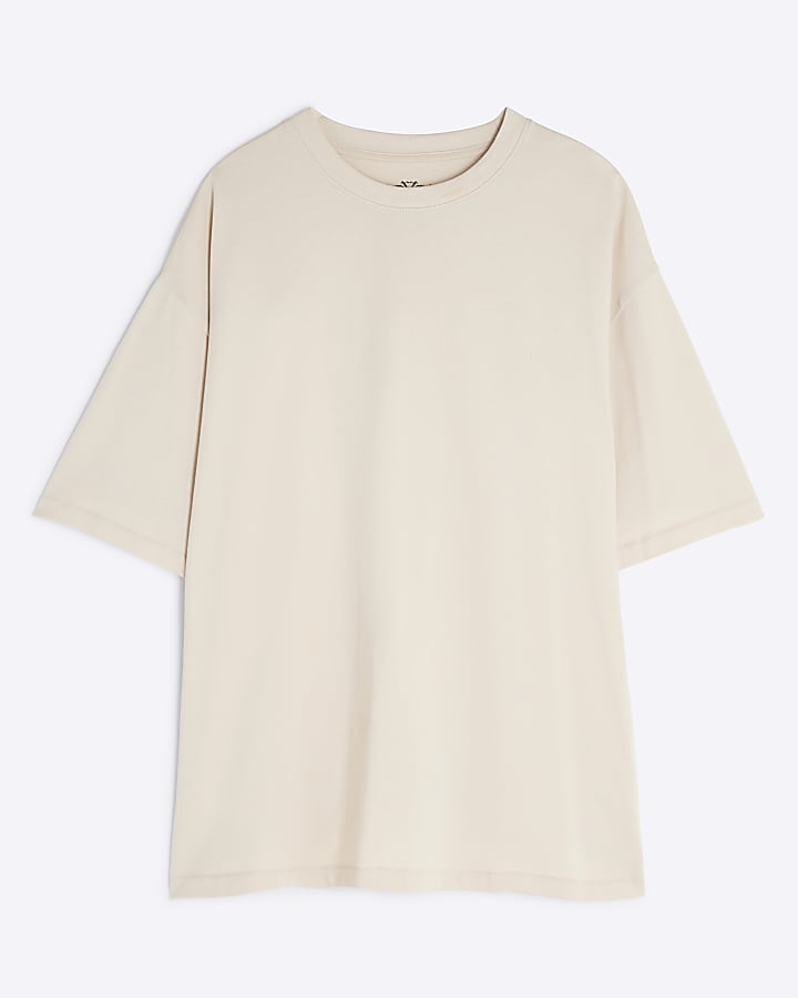 Beige Short Sleeve T-Shirt