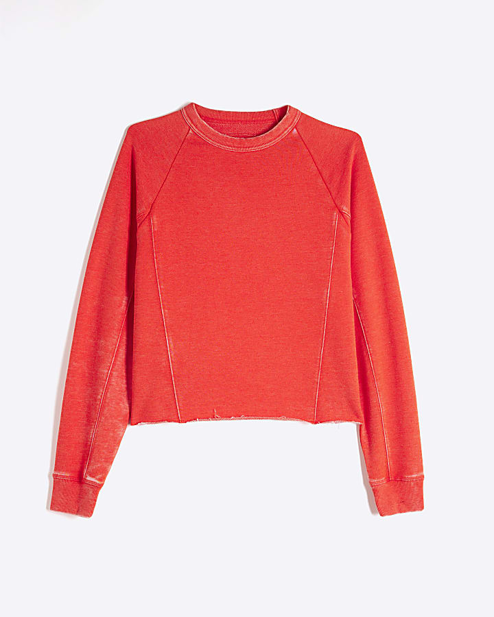 Orange Long Sleeve Sweatshirt