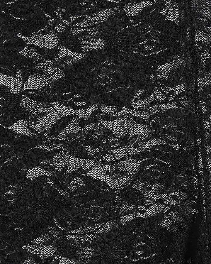 Black Lace Cycle Shorts