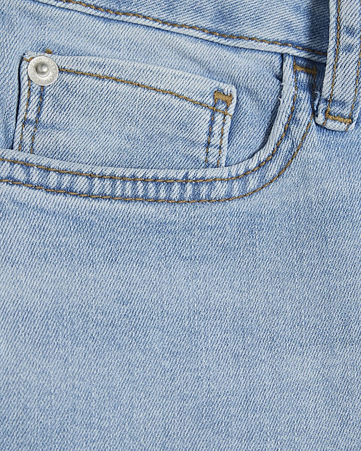 Petite Blue Mid-Rise Bootcut Jeans
