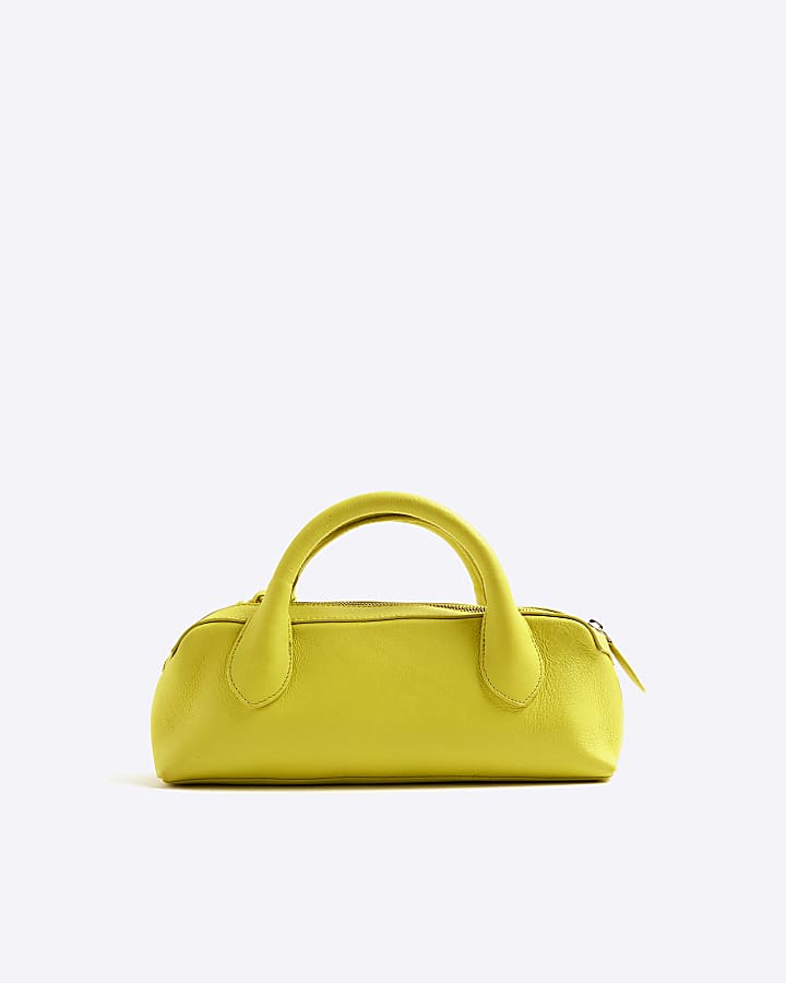 RI Studio Green Leather Bowler Bag