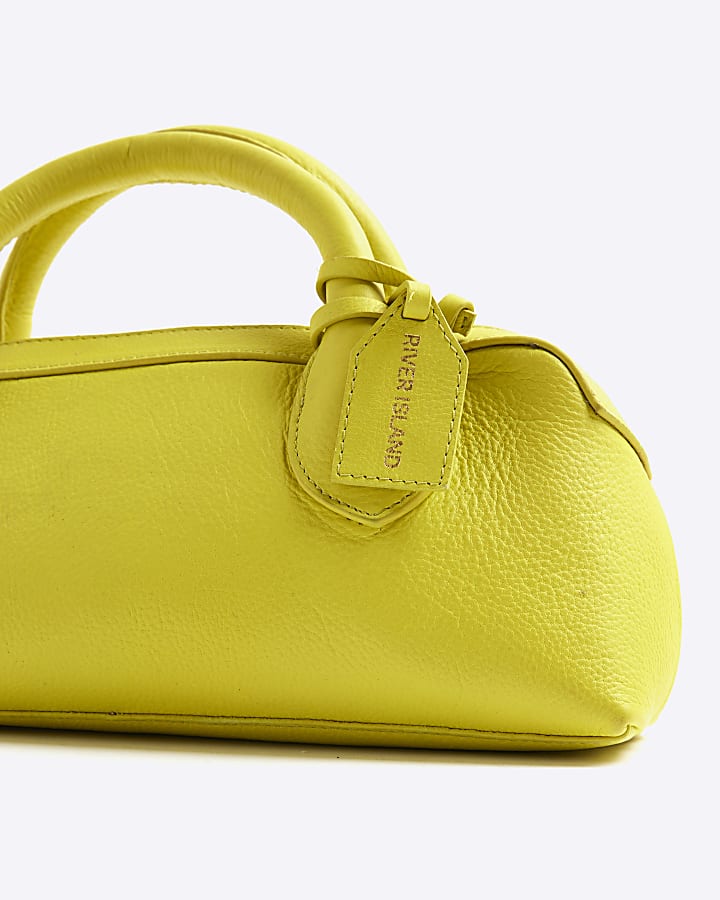 RI Studio Green Leather Bowler Bag