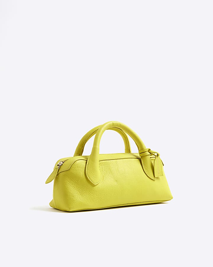 RI Studio Green Leather Bowler Bag