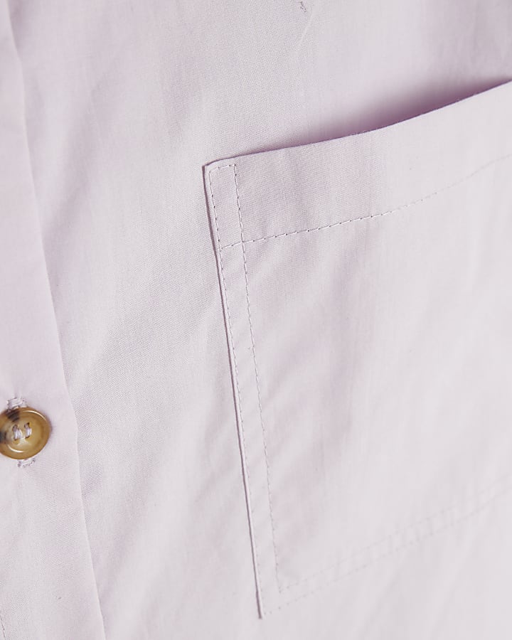 Purple Short Sleeve Shirt