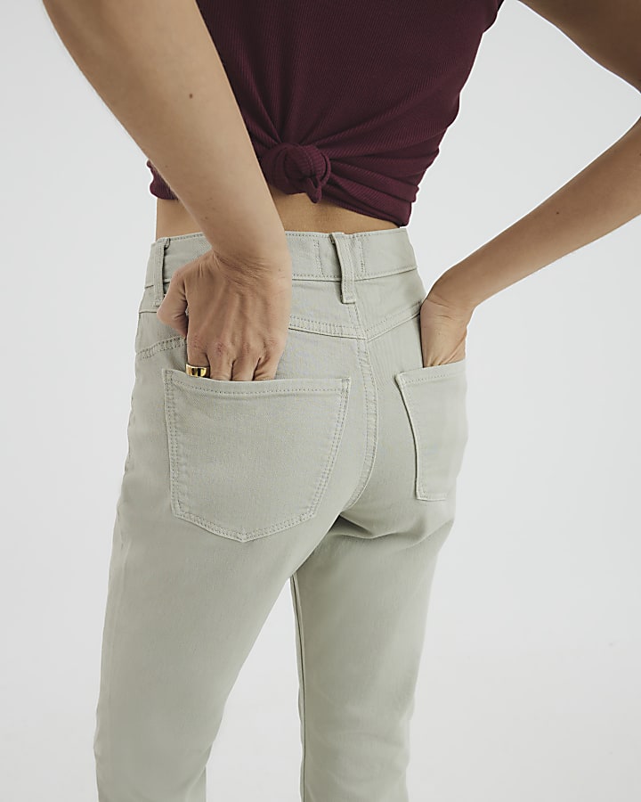 Green Mom Sculpt Jeans