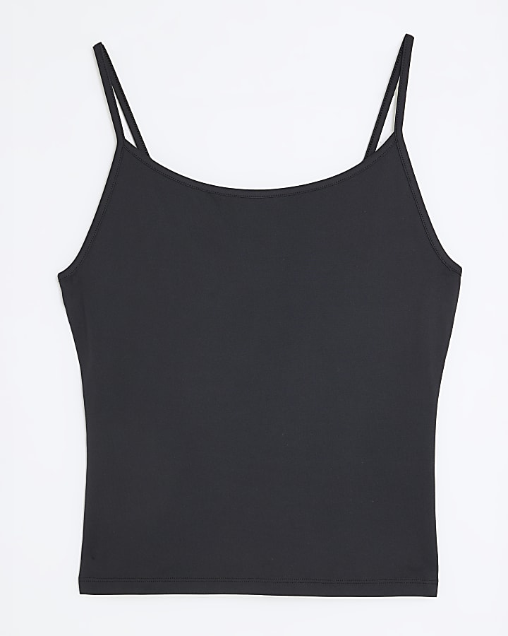 Black Sleeveless Cami Top