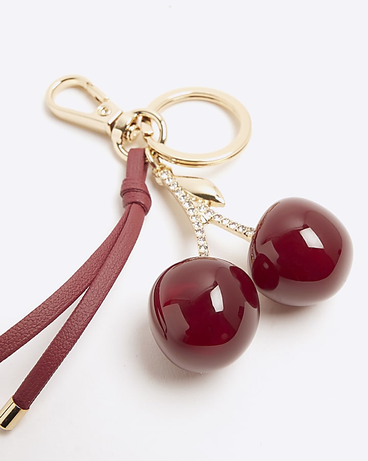 Red Cherry Bag Charm