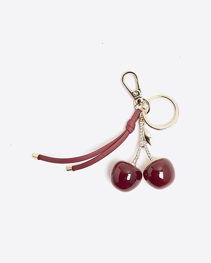 Red Cherry Bag Charm