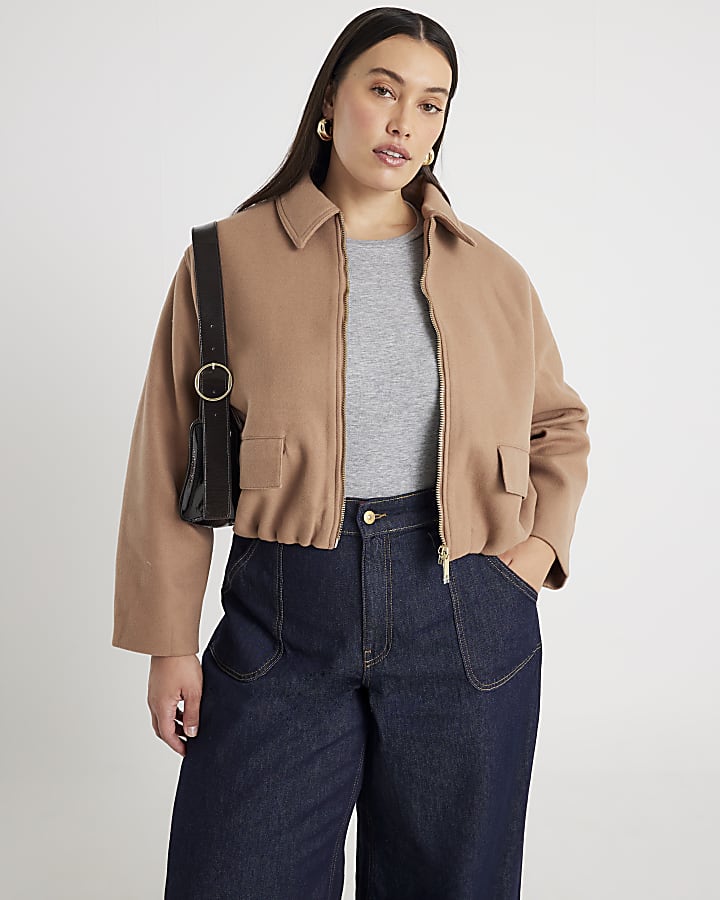Brown Harrington Jacket
