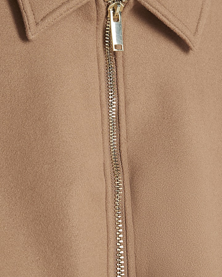 Brown Harrington Jacket