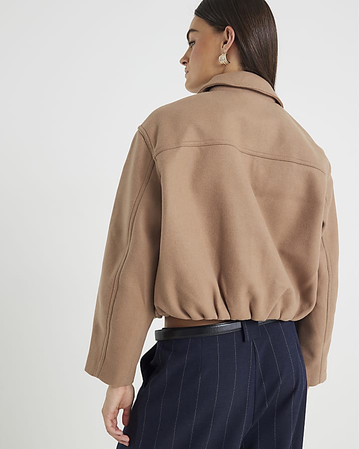Brown Harrington Jacket