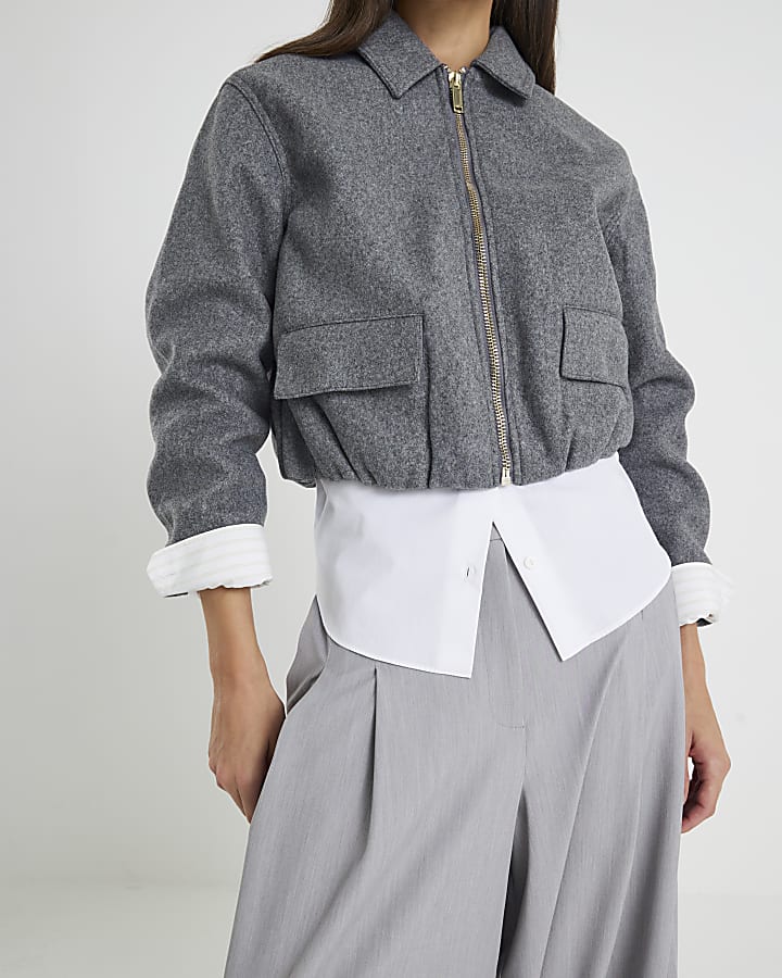 Grey Harrington Jacket