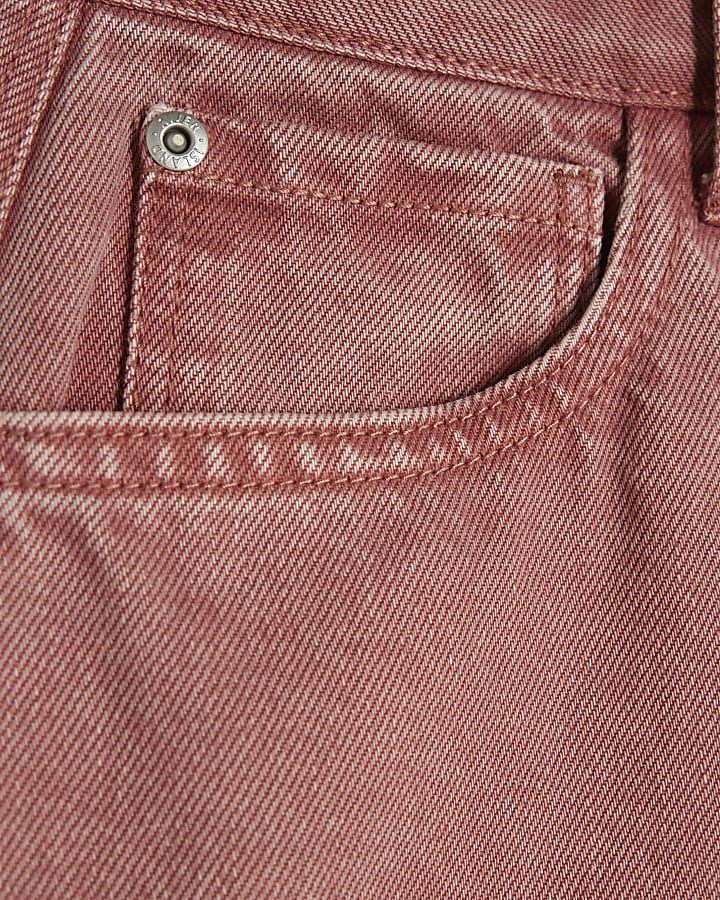 Petite Pink High Rise Balloon Leg Jeans