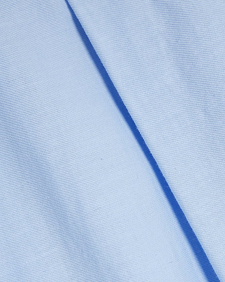 Blue Wide Leg Trousers