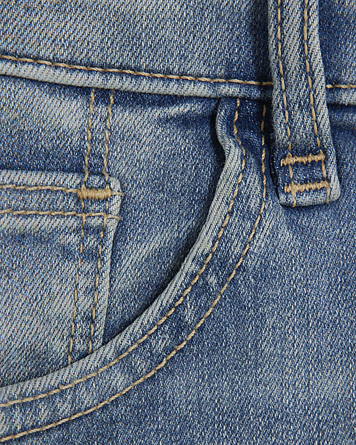 Blue High Rise Sculpt Skinny Jeans
