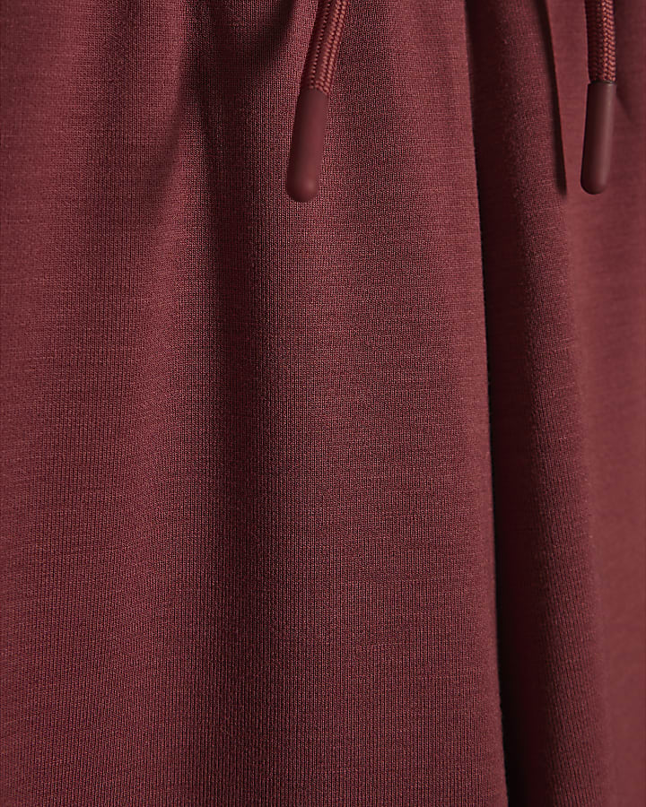 Petite Red Premium Wide Leg Joggers