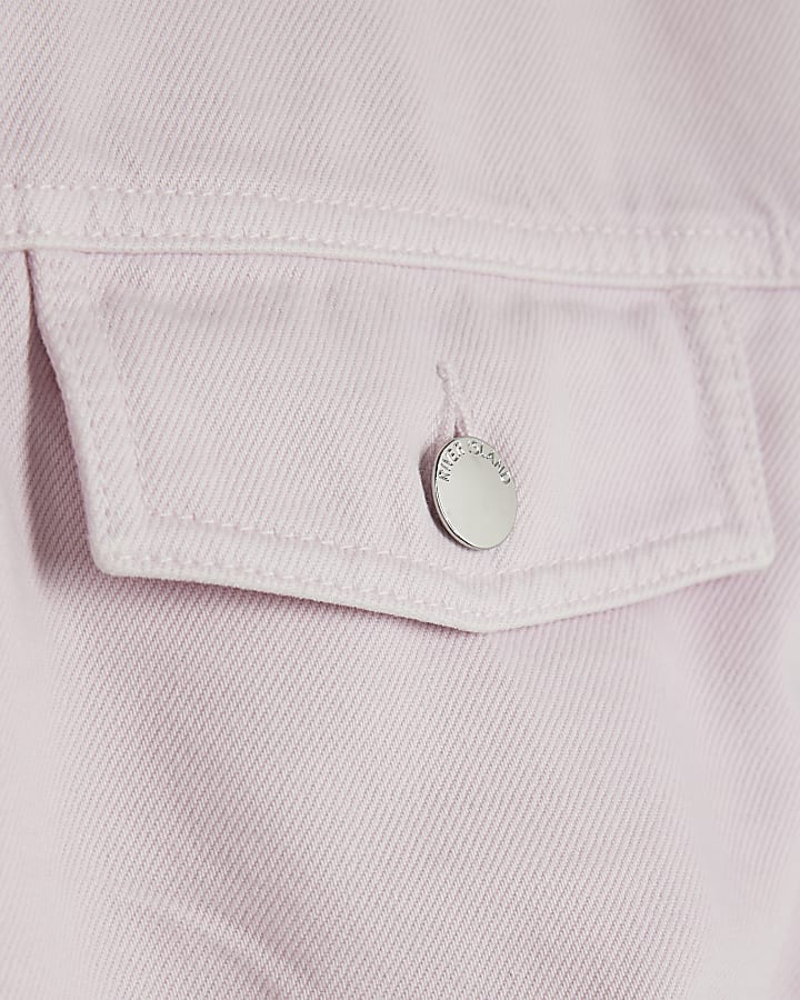 Pink Denim Jacket